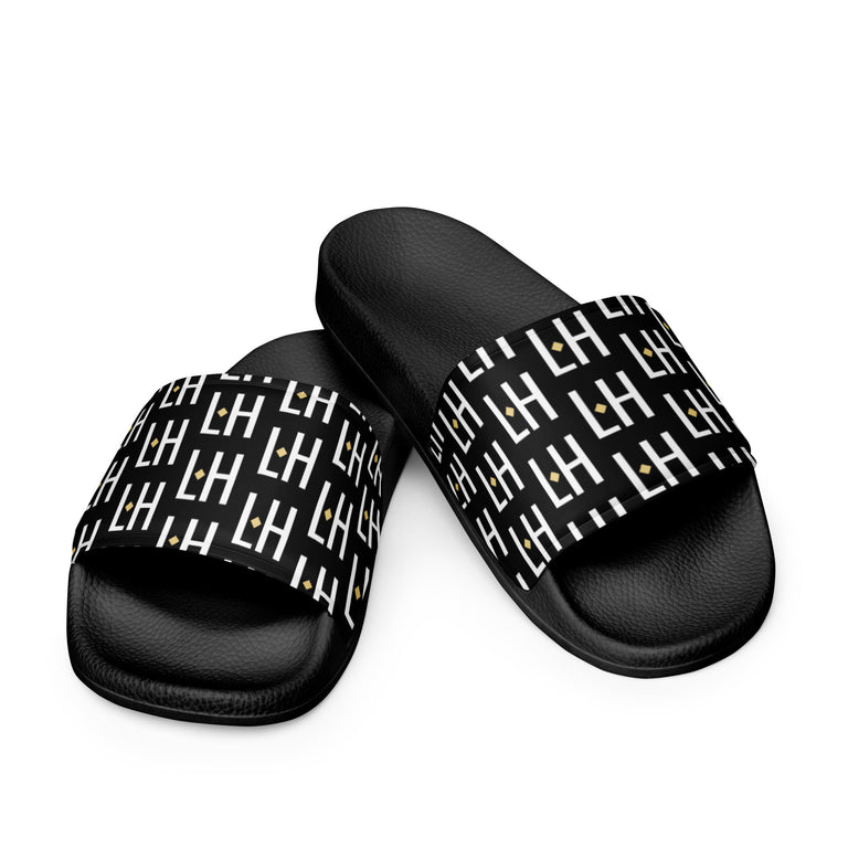 LoH Black w/ White Logo Men’s slides