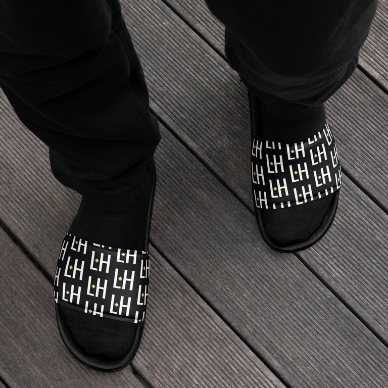LoH Black w/ White Logo Men’s slides