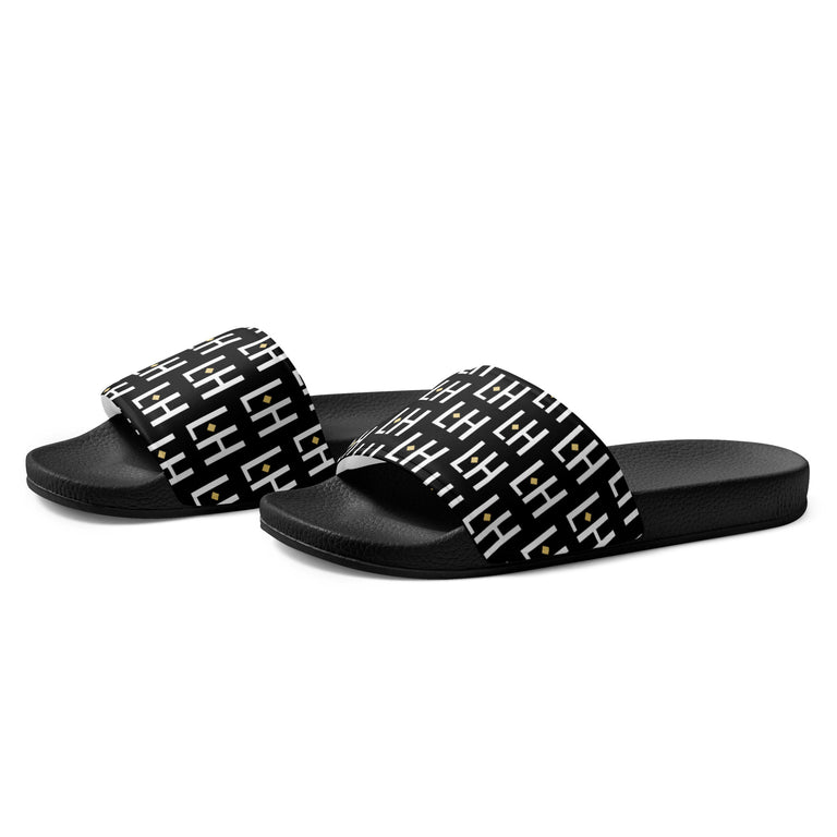 LoH Black w/ White Logo Men’s slides