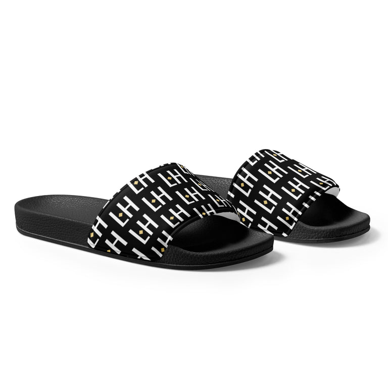 LoH Black w/ White Logo Men’s slides
