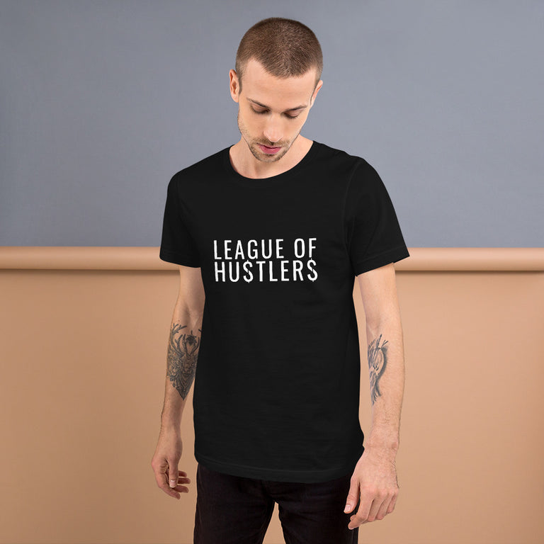 Make a Statement with Our Signature Black League of Hustlers Shirt | Perfect for Entrepreneurs