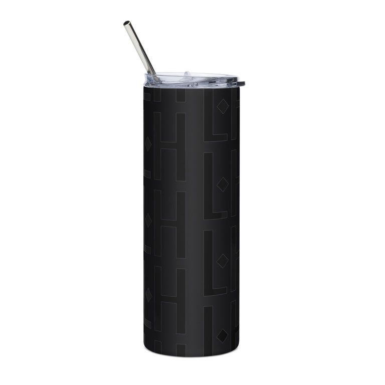 Black on Black Stainless Steel Tumbler from the League of Hustlers
