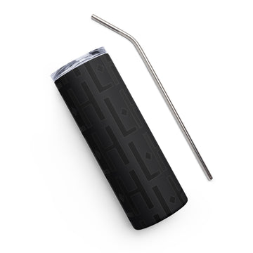 Black on Black Stainless Steel Tumbler from the League of Hustlers