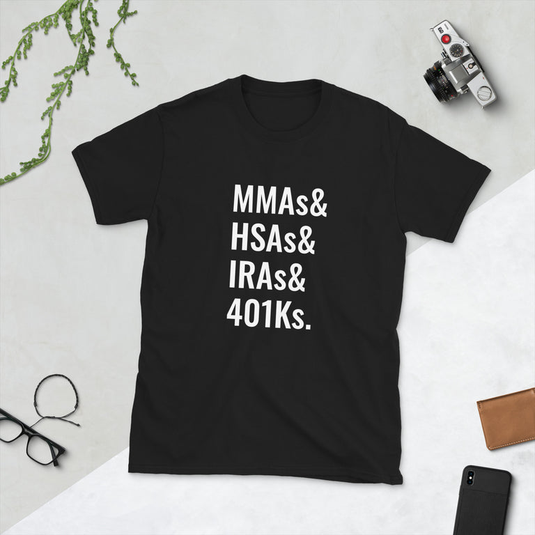 Financial Savvy T-Shirt for Entrepreneurs: Accounts That Count - Short-Sleeve Unisex T-Shirt