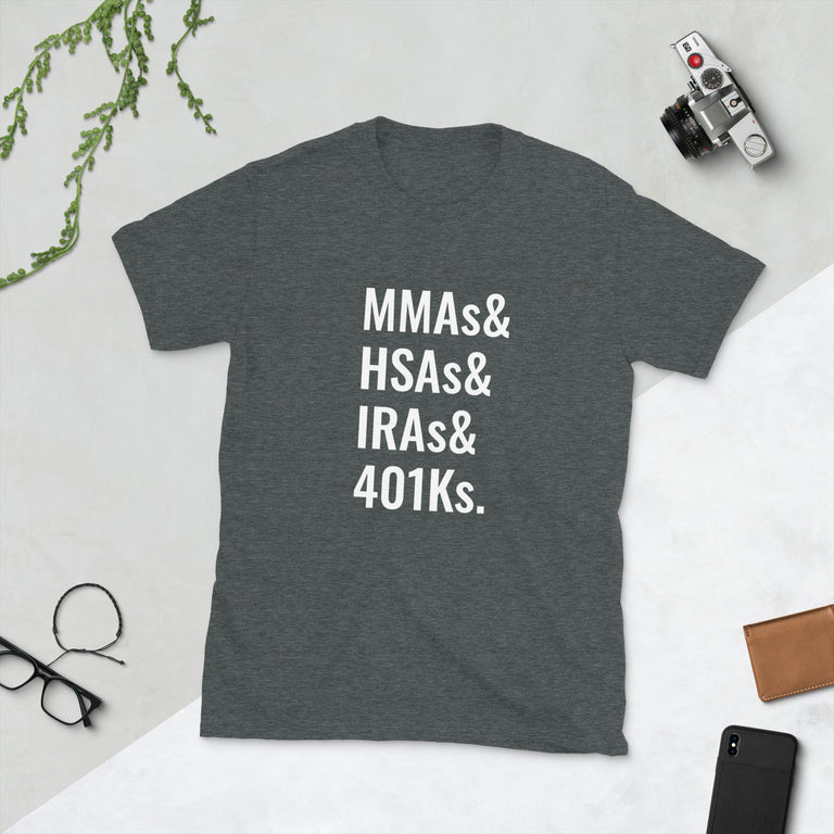 Financial Savvy T-Shirt for Entrepreneurs: Accounts That Count - Short-Sleeve Unisex T-Shirt