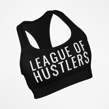 League of Hustlers Padded Sports Bra