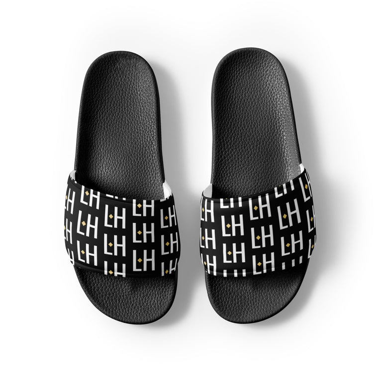 LoH Black w/ White Logo Men’s slides