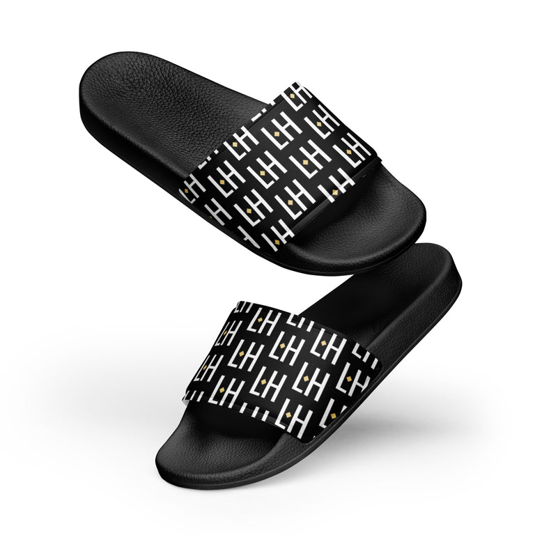 LoH Black w/ White Logo Men’s slides