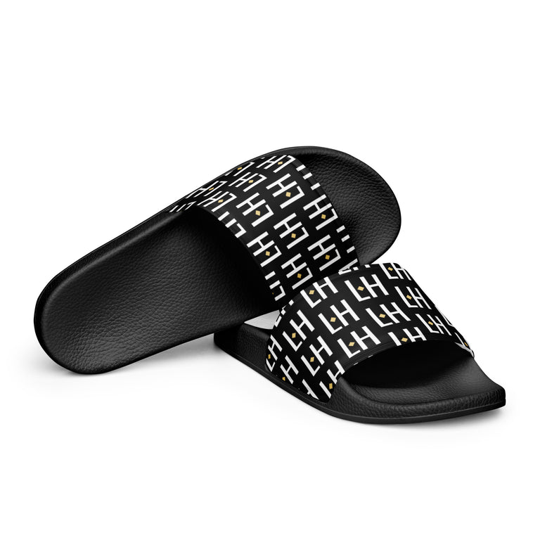 LoH Black w/ White Logo Men’s slides