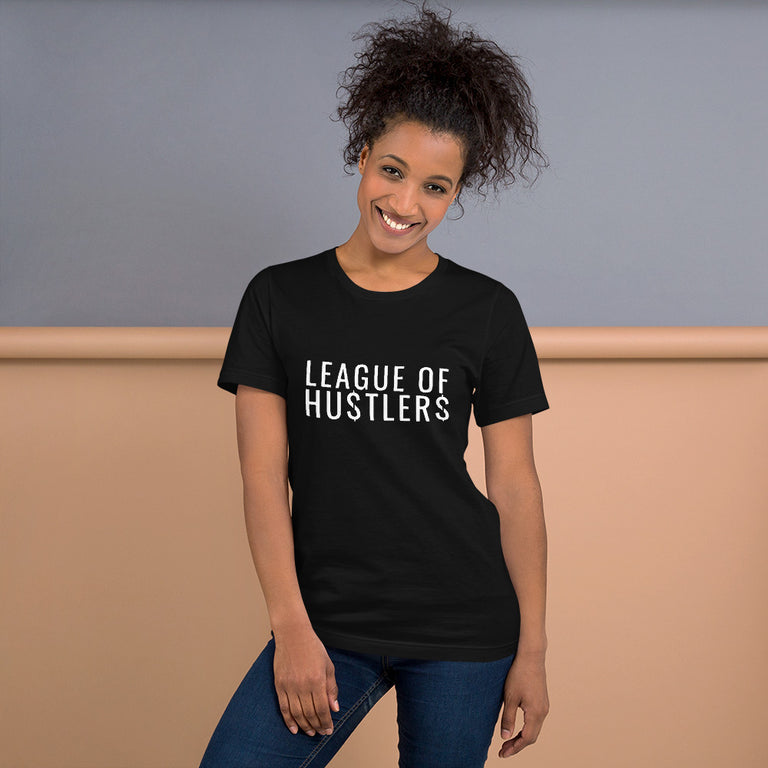 Make a Statement with Our Signature Black League of Hustlers Shirt | Perfect for Entrepreneurs