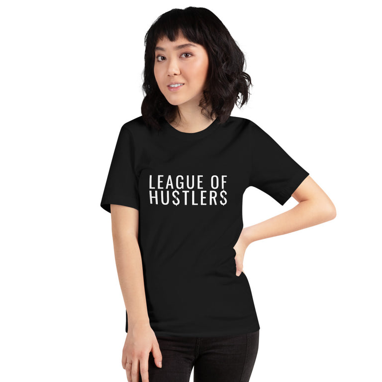 Make a Statement with Our Signature Black League of Hustlers Shirt | Perfect for Entrepreneurs