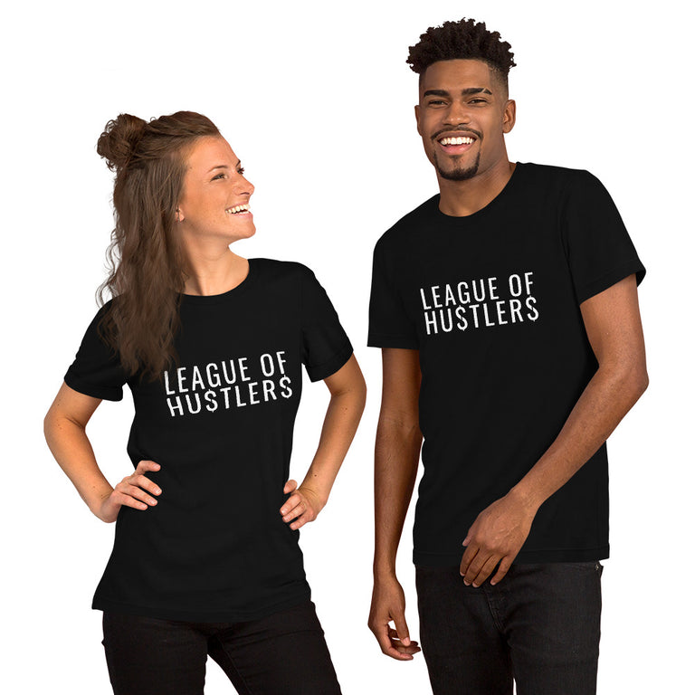 Make a Statement with Our Signature Black League of Hustlers Shirt | Perfect for Entrepreneurs