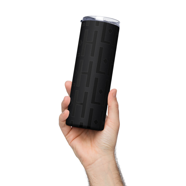 Black on Black Stainless Steel Tumbler from the League of Hustlers