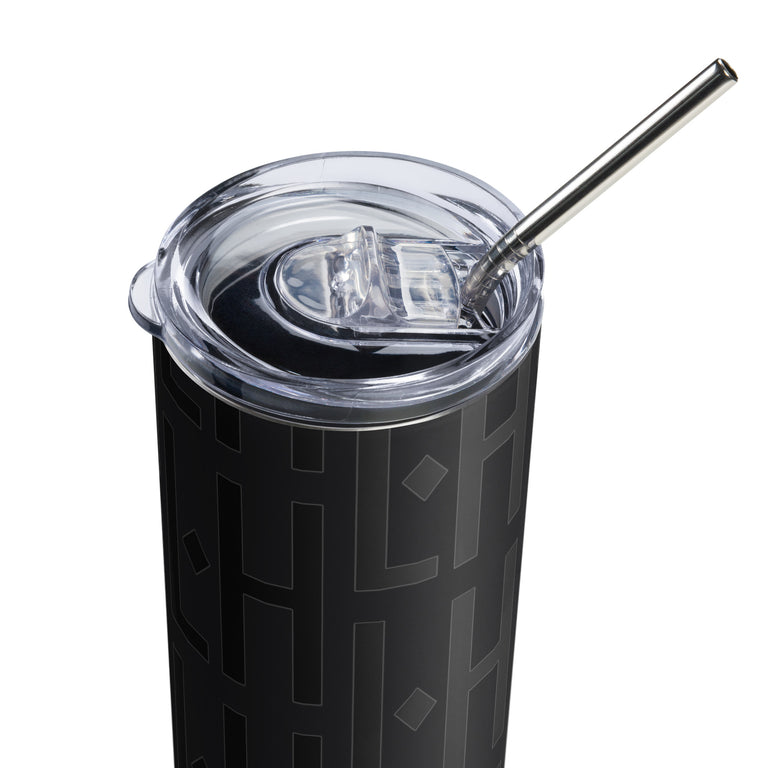 Black on Black Stainless Steel Tumbler from the League of Hustlers